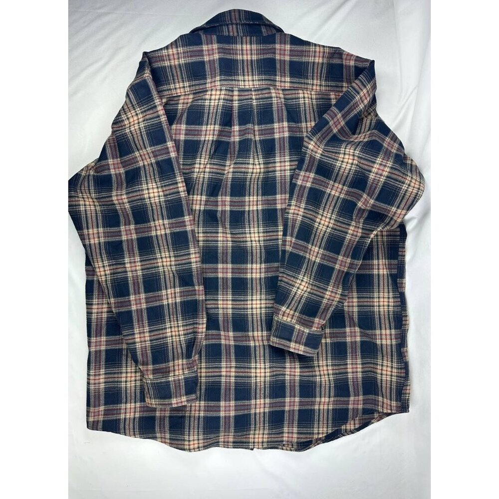 Carhartt Heavy Weight Plaid Flannel Long Sleeve Shirt Mens Size XL - Picture 2 of 7